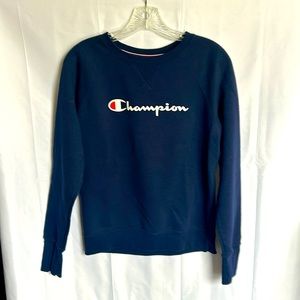 Champion navy crewneck sweatshirt sz small